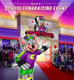 School Fundraiser at Chuck E Cheese